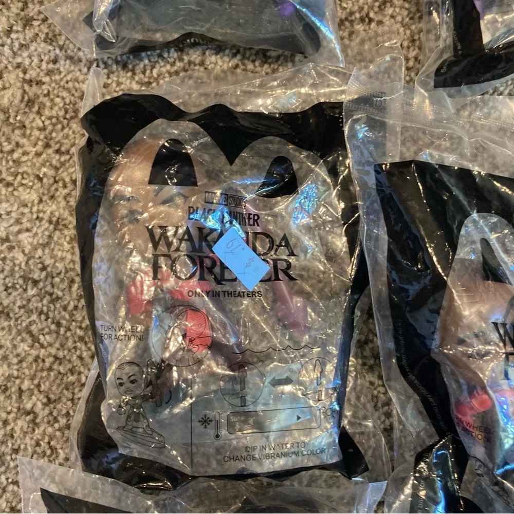 Lot of 14 Wakanda Forever McDonald's Happy Meal Toys - See Pics!